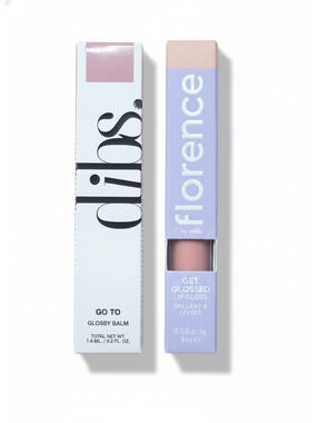 DIBS Rock Candy Glossy Balm+Florence Mills Lip Gloss 2pc NEW